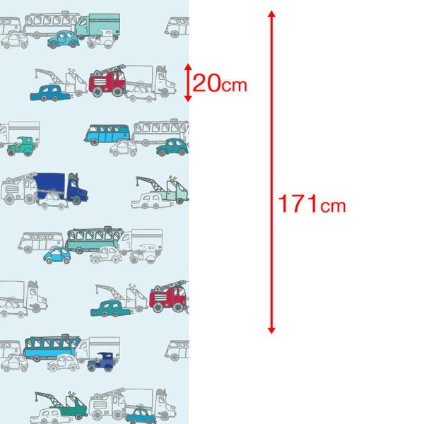 Nowoczesna dziecięca tapeta z samochodami