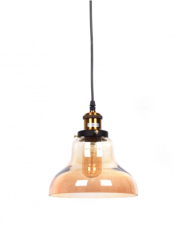 BURSZTYNOWA LAMPA WISZĄCA